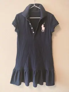 POLO RALPH LAUREN 半袖ワンピース 紺