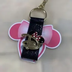 カチューシャホルダー　黒＊ミニーリボン