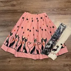Emily Temple cute トランプ猫ちゃんスカート　ソックス　レトロのサムネイル