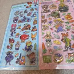 ズートピアボンボンドロップシール2枚セット