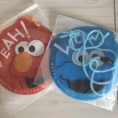 エルモとクッキーモンスター チケットホルダー
