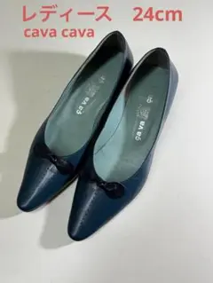cava cava レディース　ローヒールパンプス