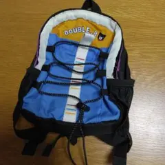 DOUBLE.B カジュアルリュック 青/オレンジ
