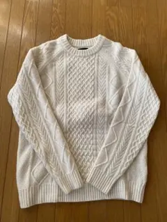 BEAMS ニット セーター M ホワイト