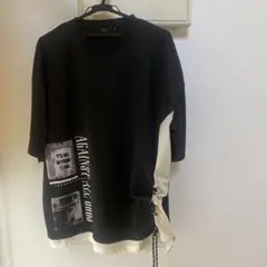 Rings ブラック Tシャツ 46