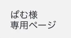 ぱむ様専用ページ