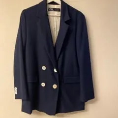 ネイビー テーラードジャケット