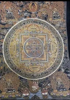 ⁠曼荼羅タンカ チベットタペストリーThangkaPaintingMandala 曼荼羅タンカ チベットタペストリーThangkaPaintingMandala - メルカリ