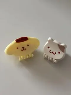 サンリオ ポムポムプリン マフィン ヘアクリップ 2個セット