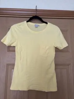 J.CREW ポケット付き 半袖Tシャツ イエロー Sサイズのサムネイル