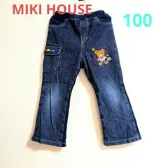 MIKI HOUSE ミキハウス デニムパンツ プッチー 車 100
