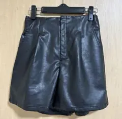 【RETRO GIRL】フェイクレザーズボン