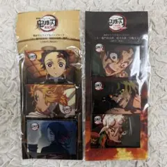 鬼滅の刃 スクエア缶バッジセット 無限列車編 遊郭編