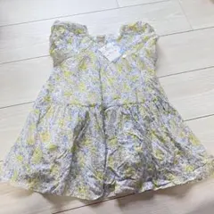 【新品】petit main 袖バルーン　ワンピースのサムネイル