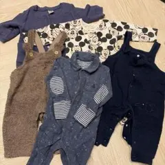 GAP、プティマインなどロンパース・カバーオールセット(~95cm)