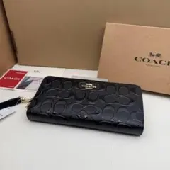 新品 COACH コーチ 長財布 キルテッド財布 b3 - メルカリ