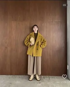 定価5.2万✨ CLANE オーバーライン ダブルコート ウール アルパカ CLANE - オーバー ライン ダブル コート - OVER LINE DOUBLE