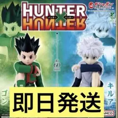 ハンターハンターすわらせ隊リアル ガチャ ゴン キルア フィギュア