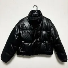 レザー ダウンジャケット