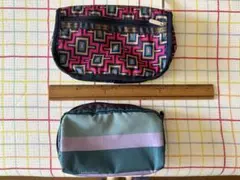 LeSportsac幾何学模様 ポーチ セット