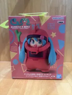 【新品未開封】　ガンダム45周年×初音ミク　フィギュア　シャアザクぐるみ