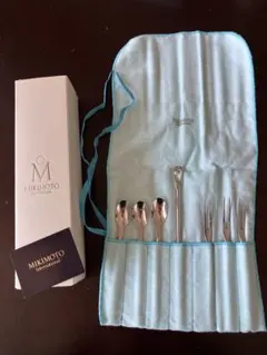 MIKIMOTO スプーン&フォークセット マドラー真珠付きのサムネイル