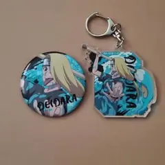NARUTO　POP UP ストア　缶バッジ　アクリルキーホルダー　デイダラ