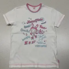 ♡美品 ♡メゾピアノ キャラクター 160cm L Tシャツ ￼平成 女児