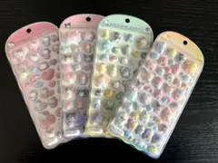 正規品　コットンパフィ　シール　サンリオ　マイメロ　クロミ　キティ　ハピダンブイ