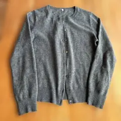 無印良品　カシミヤ　カーディガン　レディース　L