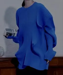 極美品　スペシャルアイテム　JNBY アークテクチャー　立体デザインセーター