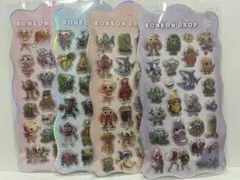 イタリアンブレインロット ぷくぷくシール 3Dシール 4枚セット