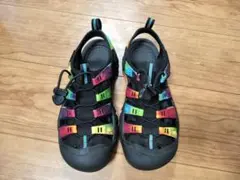 美品 KEEN サンダル マルチカラー 24cm