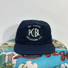 OLD 企業 ナイロン ポリ キャップ レトロ 90s y2k cap 英字