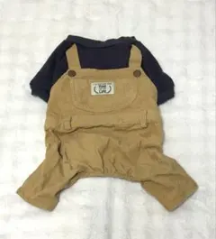 犬服 ドッグウェア 犬用 つなぎ オーバーオール サロペット コーデュロイ