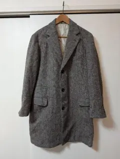 Harris Tweed ハリスツイード チェスターコート LL