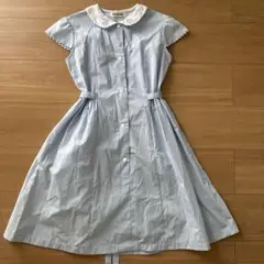 ARTLETTER アートレター　ワンピース　襟元花柄150