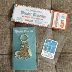 【セット商品】ミセス　ワンダーミュージアム　キーホルダー　チケット　ステッカー