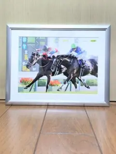 コントレイル　スポーツ報知 競馬パネル　菊花賞/福永祐一　浅沼商会