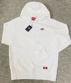 ディッキーズ Dickies ホワイト フード付き パーカーS 新品タグ付き