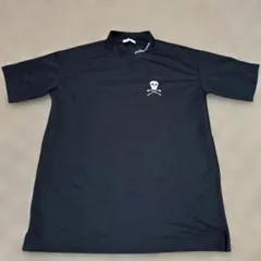 MARK & LONA ハイネックシャツ ブラック半袖　美品