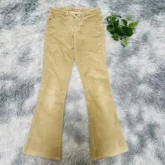 SWEET CAMEL スウィートキャメル (S) フレアパンツ コードュロイのサムネイル