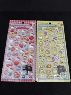 【正規品】　サンリオボンボンドロップ シール ハローキティ　ポムポムプリン