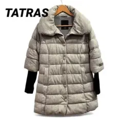 美品□タトラス ダウンコート LTA 6is4237 ネイビー サイズ4 - メルカリ