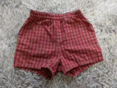 Familiar ハーフパンツ 120サイズ 赤チェック柄