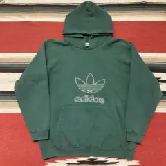 adidas アディダス　トレフォイル　スウェット　パーカー　USA製