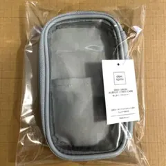 3COINS アクスタポーチ アクスタケース 推し活 オタ活 水色