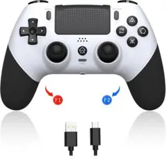 新品未使用　PS4コントローラー 背面ボタン付き 1000mAh大容量