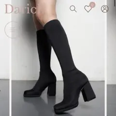 ダーリッチ　ウルトラストレッチミドルロングブーツ