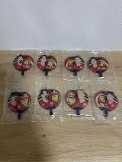 バレーボール男子日本代表 うちわアクリルチャーム ガチャガチャ 8個セット